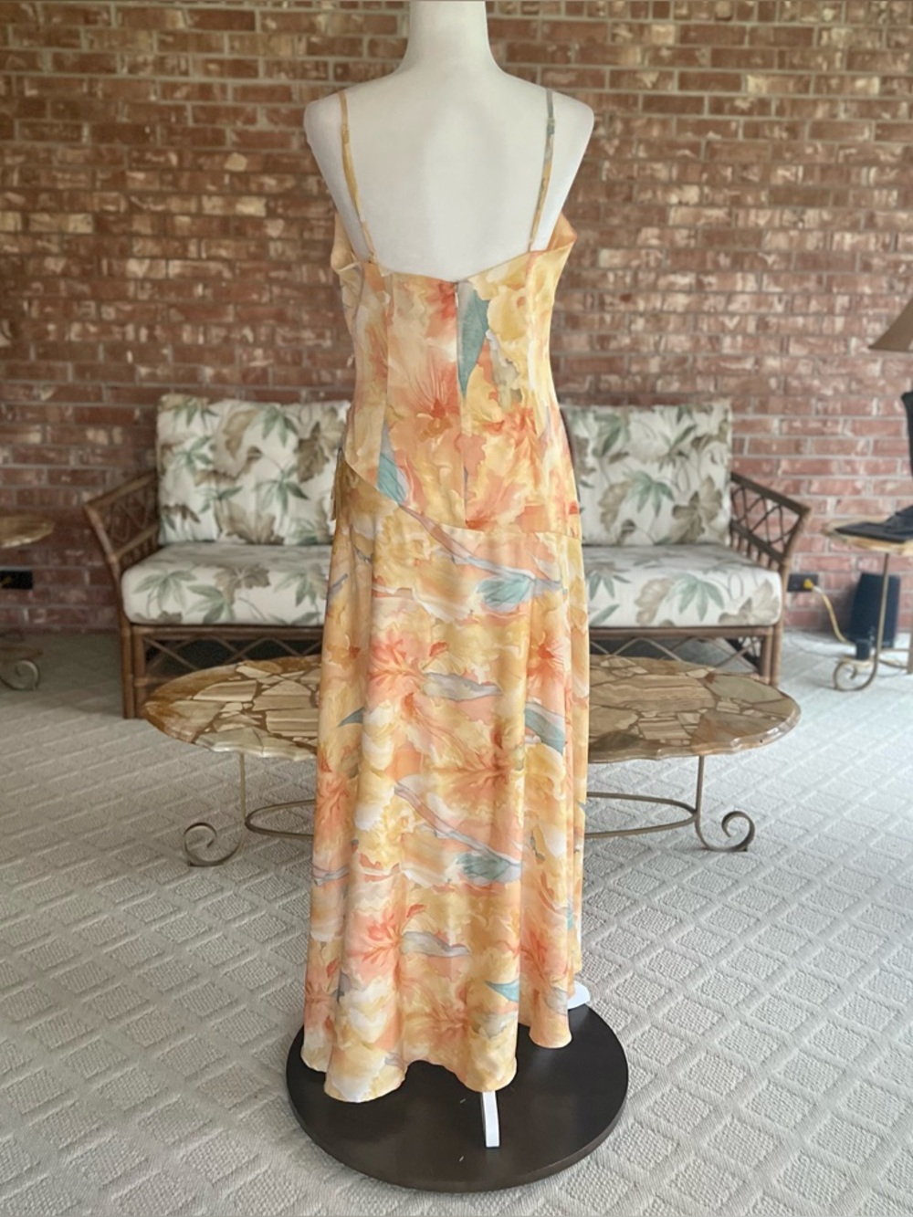 Bardot Kalani Yellow Floral Hi Low Midi Dress 8 NWT Cocktail Party - Picture 11 of 16